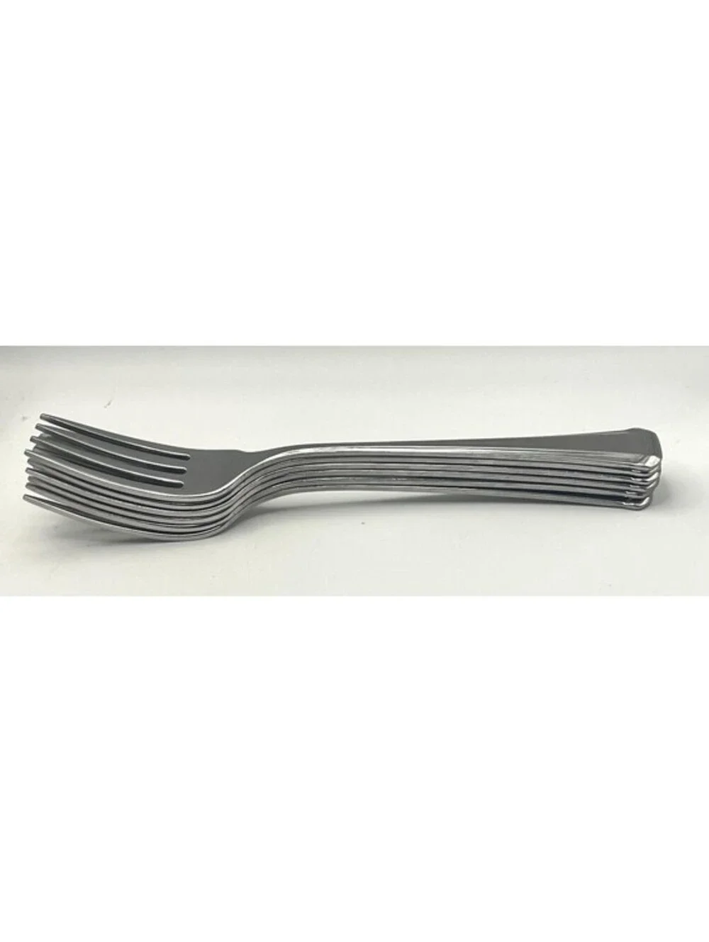 6- SSS Oneida MAESTRO ST LEGER Stainless Flatware Dinner Fork Lot ~ 7 3/8”